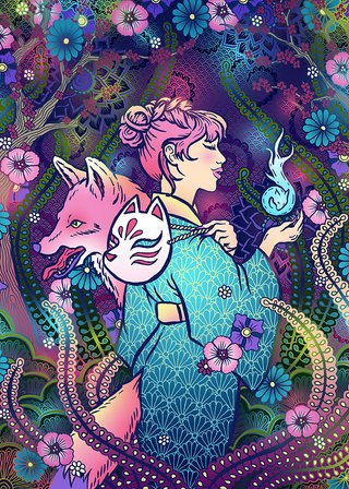 Kitsune (Two Forms)