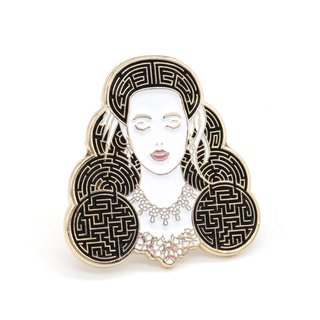 Labyrinth pin for Little Shop of Pins and Jim Henson