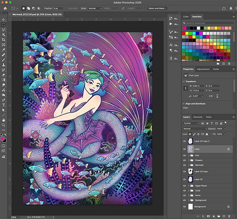 MermaidColoring